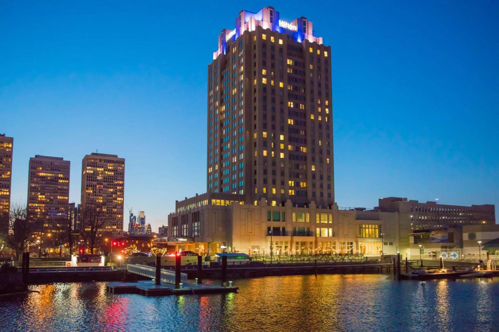Hotel Hilton Philadelphia At Penn'S Landing Exterior foto