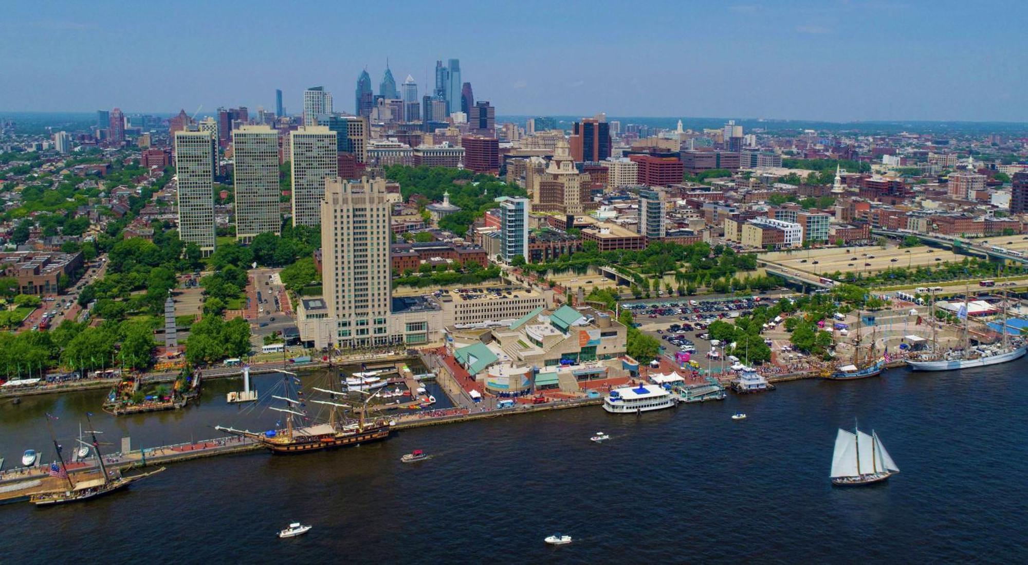 Hotel Hilton Philadelphia At Penn'S Landing Exterior foto